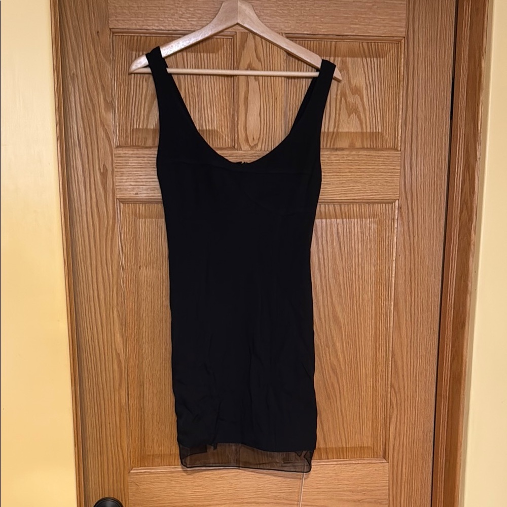 Reformation Black Sleeveless Mini dress